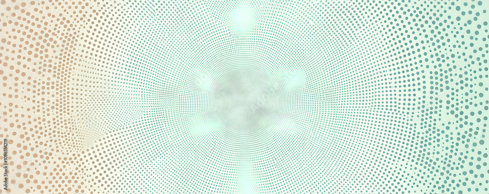 Poster abstract halftone dot pattern background