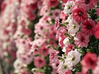 Obraz premium Beautiful Pink and White Flowers