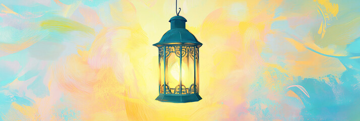 glowing traditional lantern casting soft light over elegant designs
