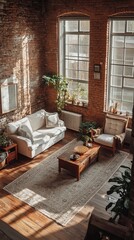 Vintage Brick Warehouse Loft
