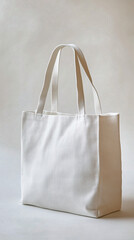 Minimalistic Cotton Tote Bags with Neutral Backgrounds, Highlighting Sustainable, Reusable, and Eco-Friendly Design for Shopping and Everyday Use