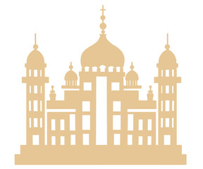 illustration of a royal palace 