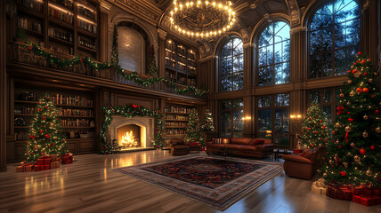 Obraz premium christmas party