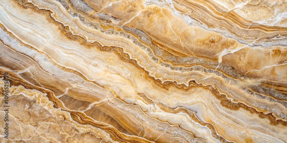 Poster aerial view of elegant beige marble texture showcasing unique natural patterns and rock background f