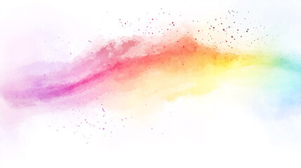 Obraz premium Vibrant watercolor splash representing an abstract blend of colors and textures