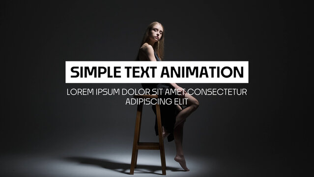 Simple Text Animation | Clean and Corporate-Style Text Animation for Company Introductions