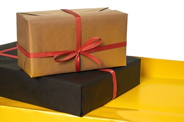 gift box with ribbon