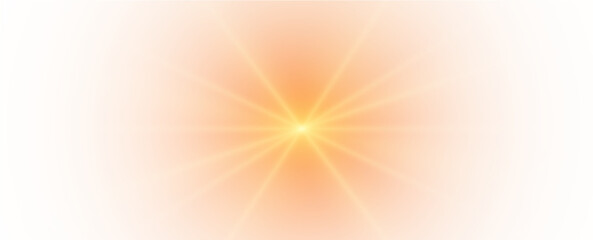 png star flashed with sparkles isolated on white background.png he yellow sun, a flash, a soft glow without departing rays. Vector illustration of abstractbackground