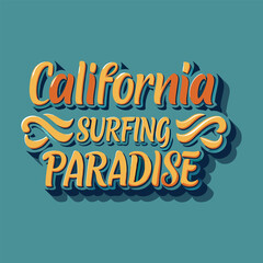 Obraz premium California's Surfing Paradise boasts epic waves, sunny beaches, and a laid-back vibe, attracting surfers worldwide to ride some of the best waves on the planet.