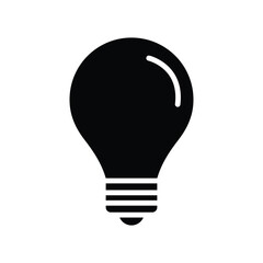 light bulb icon vector design template