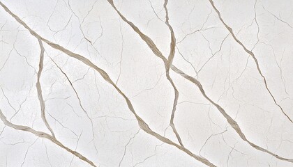 Elegant White Marble with Subtle Cracks and Veins