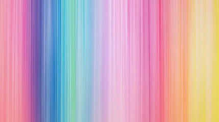 Colorful vertical lines create an abstract art piece in soft pastel shades in a serene setting