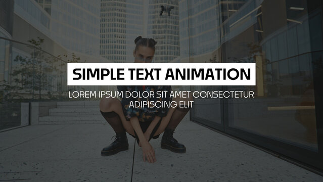 Simple Texts Animations