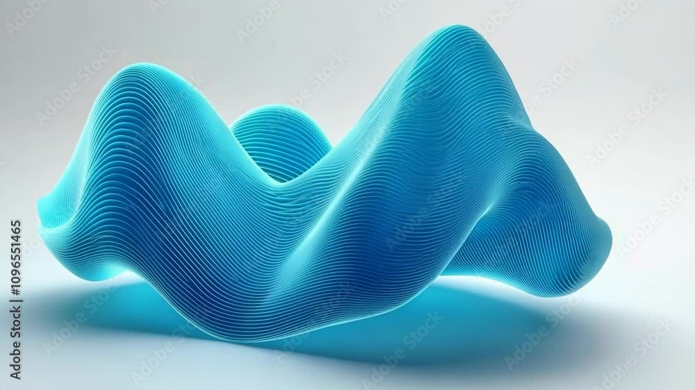 Poster the image shows a digitally rendered three-dimensional form