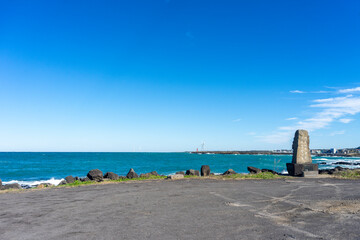 Parking lot(vacant lot) with a view of the sea