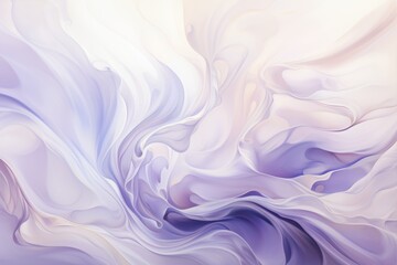 Obraz premium Ethereal abstract clouds in soft purple and lilac shades for a light and flowing composition