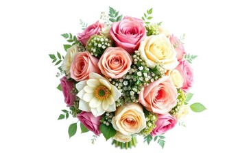 wedding bouquet of roses