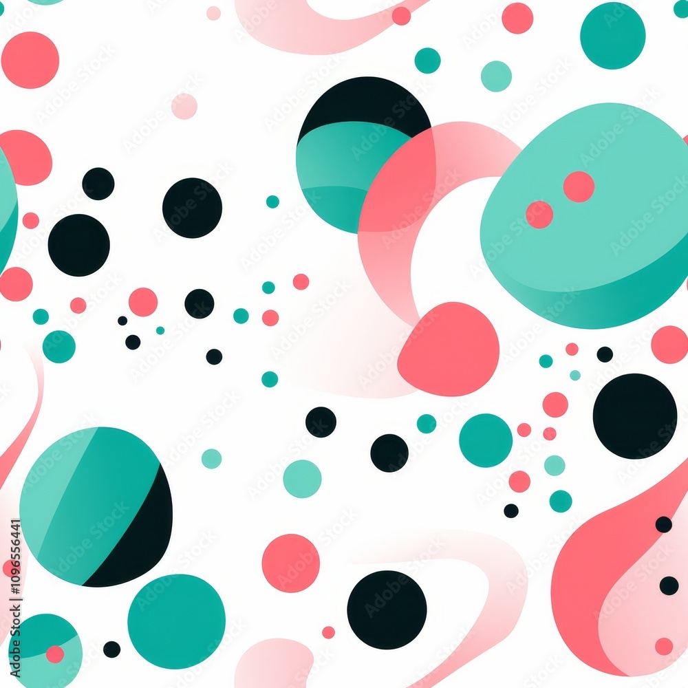 Poster minimalistic pattern design featuring repeating stripes or dots in two complementary colors