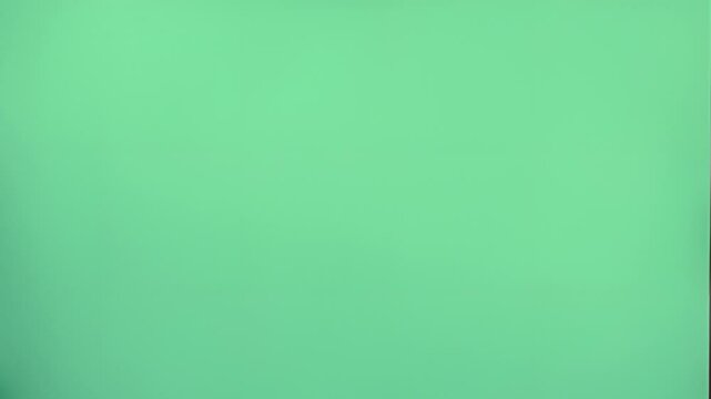 background with space, laptop with greenscreen