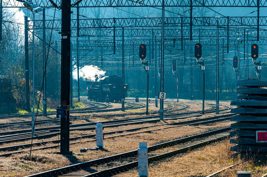 Stary parow&oacute;z Małopolska, Poland, EU