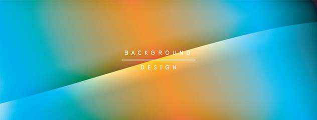 Bright rainbow style color gradient with curve round shape line background. Vector Illustration For Wallpaper, Banner, Illustration, landing page