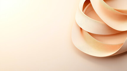 an abstract beige background with soft shadows and ample space for text, providing a minimalist and elegant design