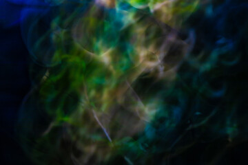 Multicolored abstract lines. Intentional camera movement or ICM.