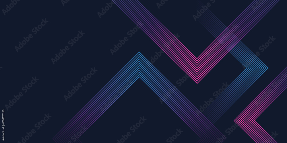 Aufkleber Abstract modern blue stripes rectangle layer overlapping dynamic shape background. abstract  blue, pink gradient background with layered dimension. abstract design for business corporate presentation