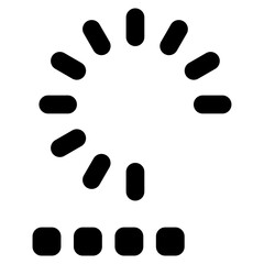 loading icon element for design