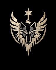 Colorful Wolf Logo