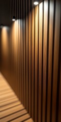 Fototapeta premium Elegant Wooden Wall Design