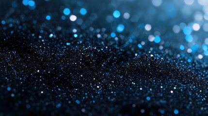Blue and silver glitter background image