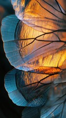 Butterfly wings close-up photography