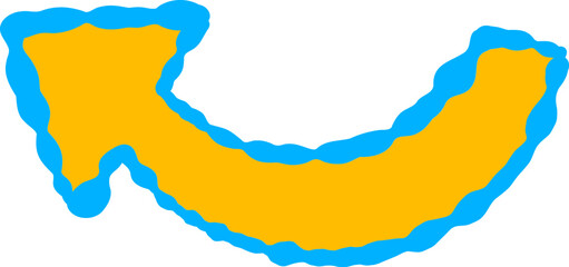 Hand Drawn Cute Doodle Arrow