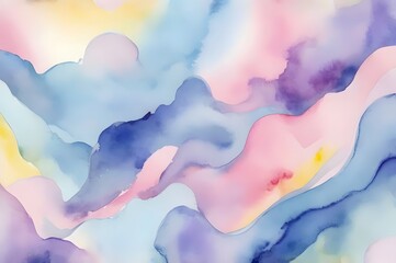 A delicate abstract texture inspired by watercolor art, featuring soft, flowing gradients with smooth color transitions. 