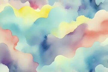 A delicate abstract texture inspired by watercolor art, featuring soft, flowing gradients with smooth color transitions. 