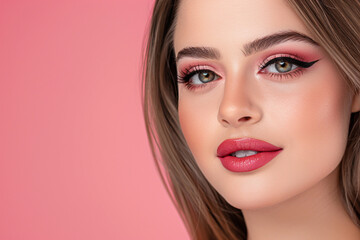 Fototapeta premium Bold Eyeshadow Makeup Look