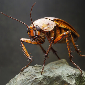 Close-up of a cockroach