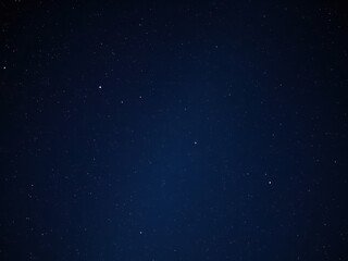 Fototapeta premium Deep blue night sky with twinkling stars on a black background, stars, darkness, astronomy