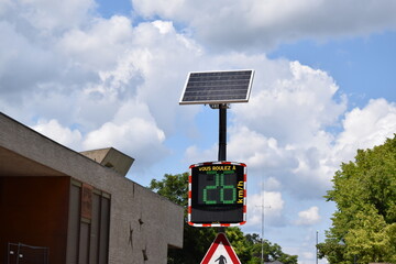 speed limit display reminder in Luxembourg, 26 displayed