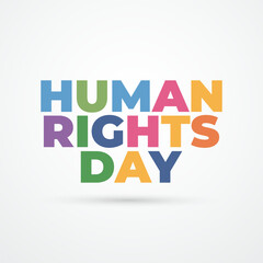 international human rights day december 10th banner stand up for human right theme. banner for social equality.