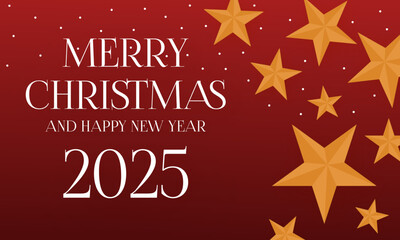 Christmas paper cut vector banner design. Merry christmas and happy new year greeting  text with paper cut pine tree and clouds decoration elements. Vector illustration white greeting