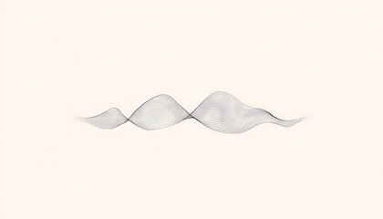 Abstract wave-like lines creating a rhythmic visual pattern.