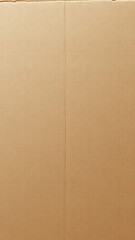 Fototapeta premium Rough and weathered cardboard texture with visible corrugated lines, corrugated, backdrop, rough