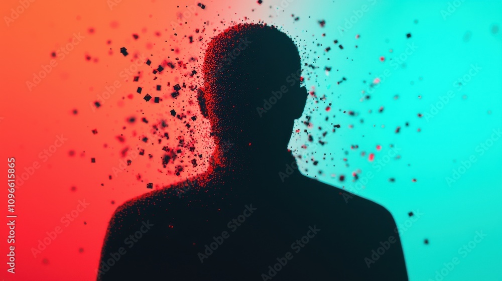 Poster ai-driven visual representation abstract concept digital art modern environment surreal viewpoint te