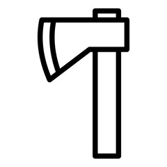 Axe icon. Vector line icon