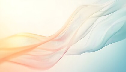 Fototapeta premium A soft, flowing abstract design with gentle colors and textures.