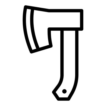 recommend clip art: Axe icon. Vector line icon