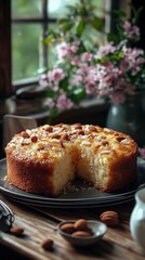 Aromatic Almond Cake with Honey Glaze: A Sweet Treat for Every Occasion
