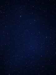 Fototapeta premium Sparkling stars against a backdrop of deep indigo night sky, space, galaxies, celestial, sparkle